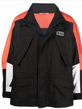 NWT VALENTINO GARAVANI 
Panelled Sports Jacket - Black